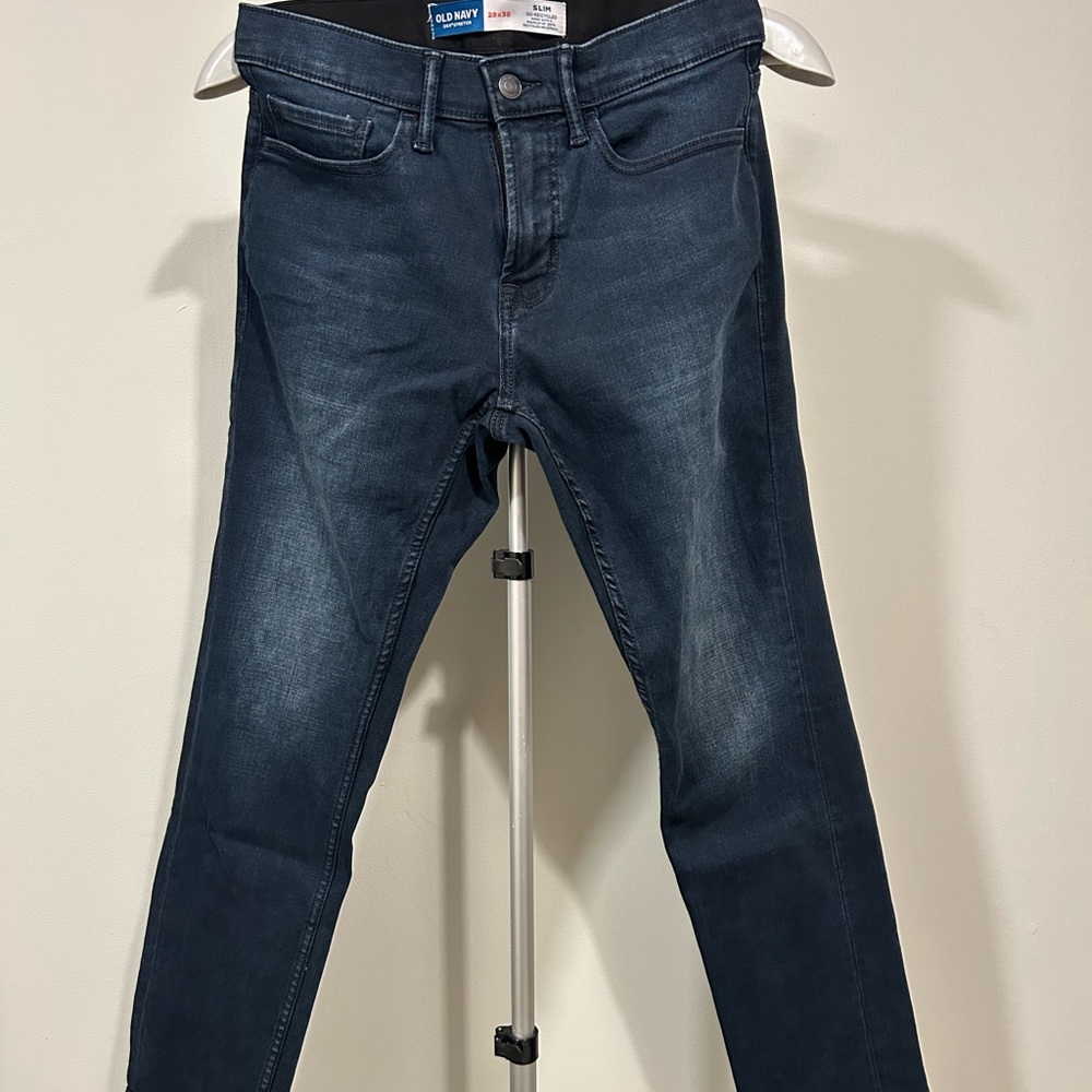 Old Navy Men's Deep Indigo Skinny Jeans